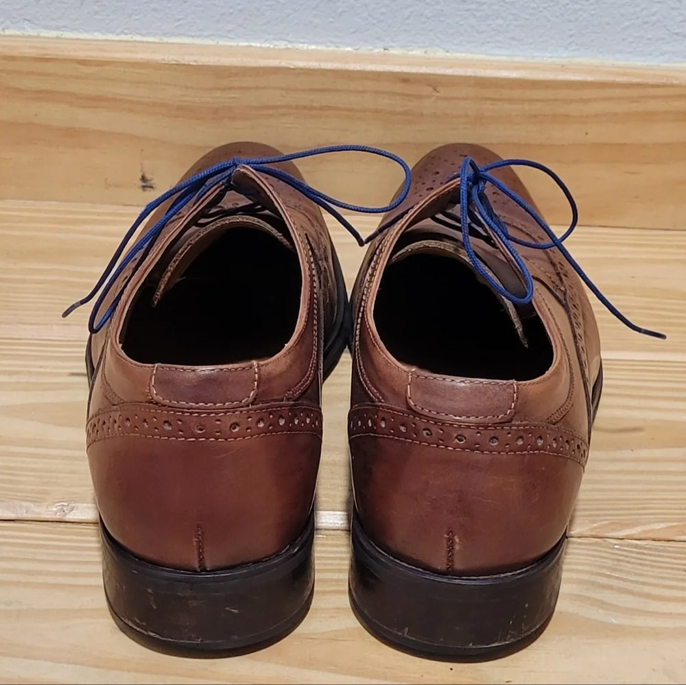 Men's Brown Dress‎ ShoeLace Up Wingtip Brogues Oxford Aldo Size 13 Leather